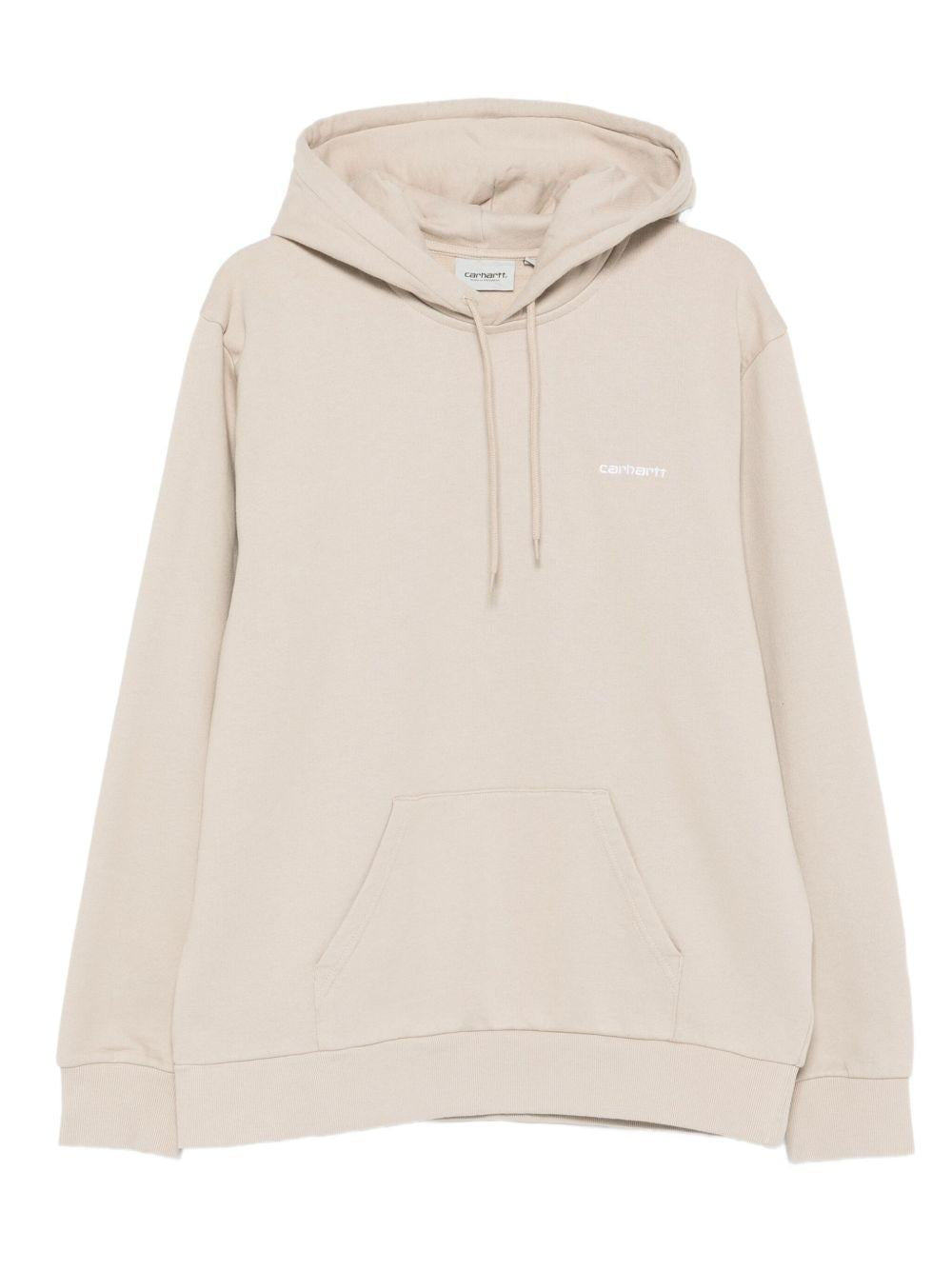 CARHARTT WIP Felpa beige con cappuccio