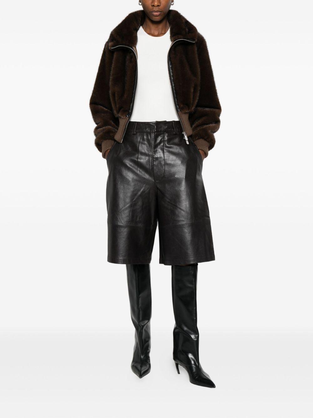 PINKO Bomber in ecopelliccia 'Bagels'