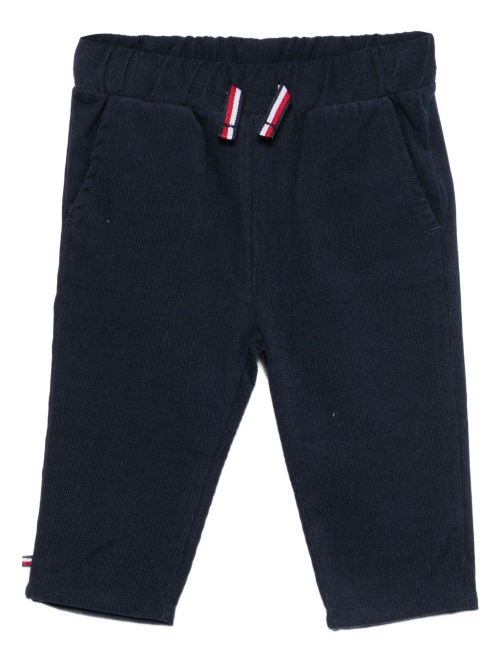 TOMMY HILFIGER Pantaloni a coste con coulisse