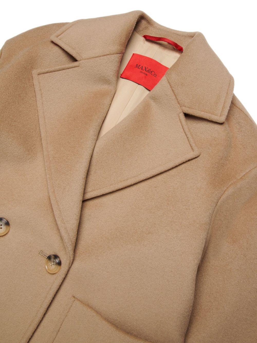 MAX e CO Cappotto corto in lana beige