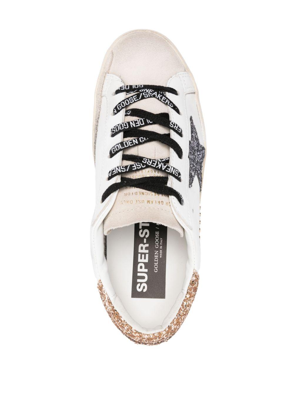 GOLDEN GOOSE Sneakers Super-Star con dettagli glitter