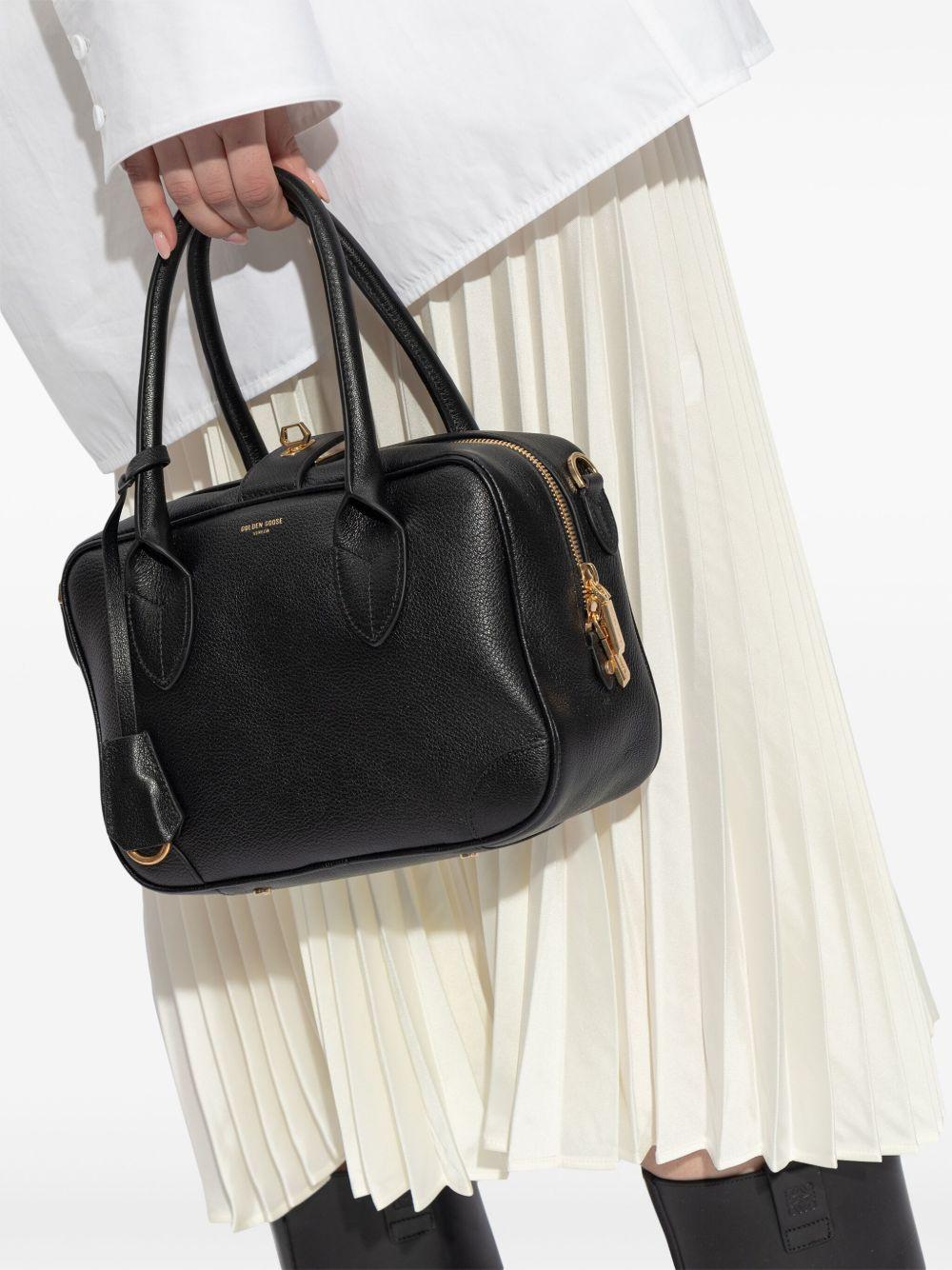 GOLDEN GOOSE Borsa tote in pelle nera