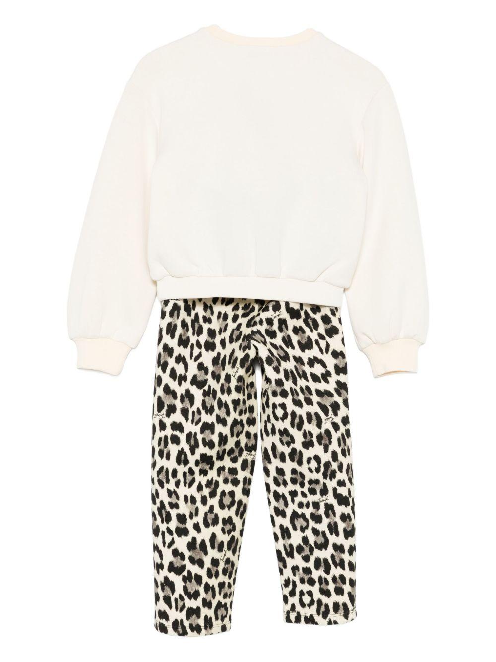 TWINSET Tuta sportiva leopardata