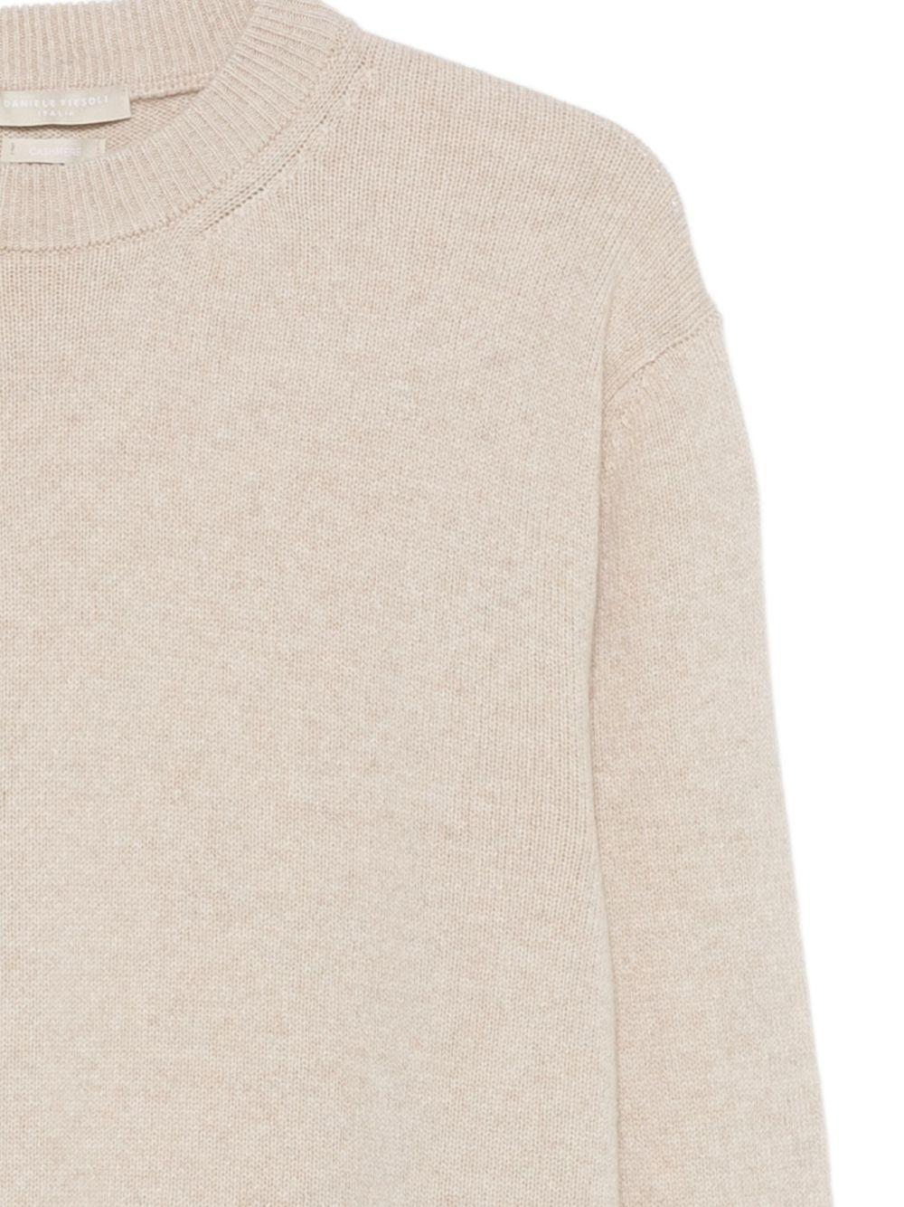 DANIELE FIESOLI Maglia in cashmere beige
