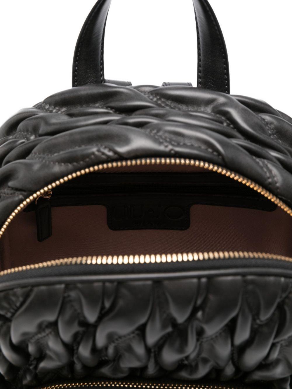 LIUJO Zaino nero trapuntato