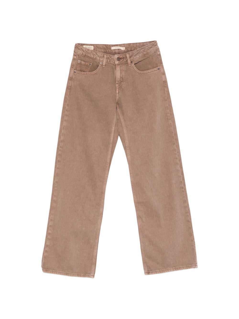 LEVIS Jeans marroni a gamba larga