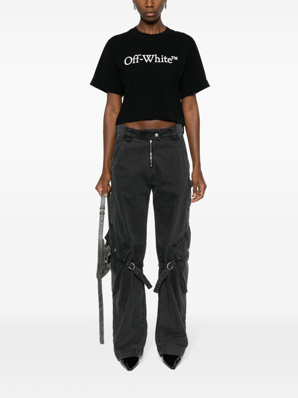 OFF WHITE T-shirt in cotone con logo