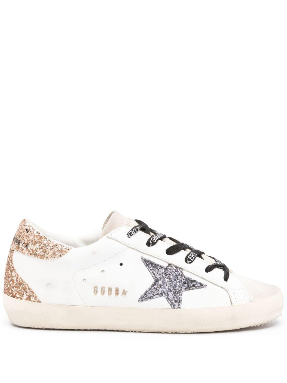 GOLDEN GOOSE Sneakers Super-Star con dettagli glitter