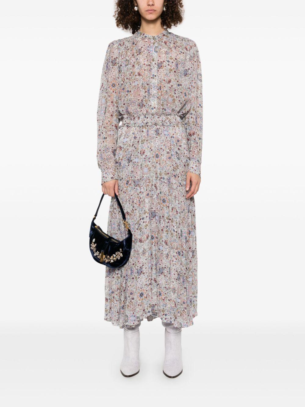 MARANT ETOILE Blusa 'Noeline' con motivo astratto