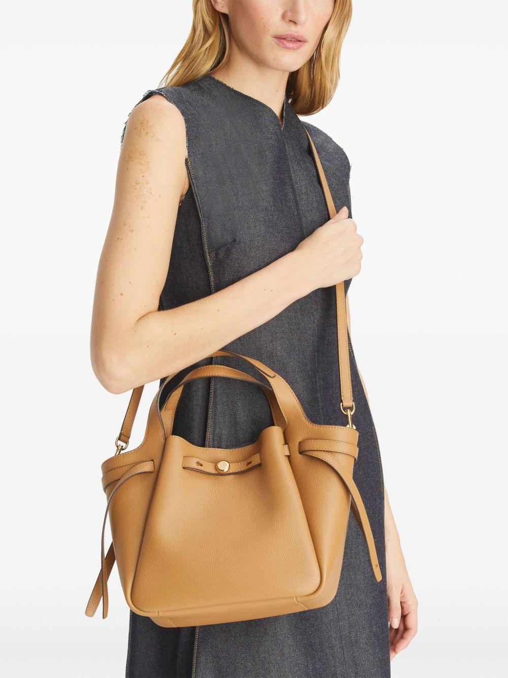 TORY BURCH Borsa a mano Romy in pelle martellata con tracolla rimovibile