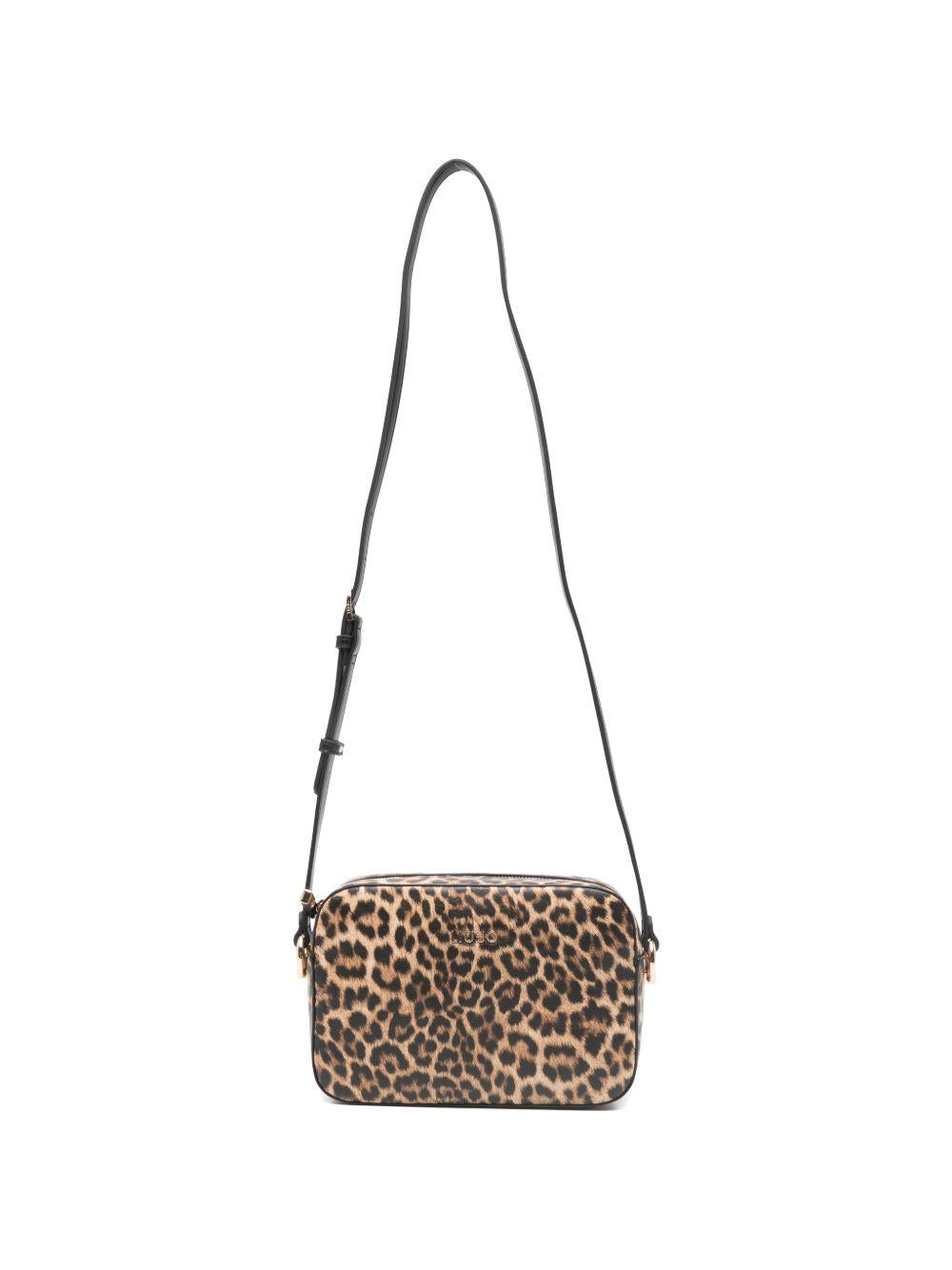LIUJO Borsa a tracolla con stampa animalier