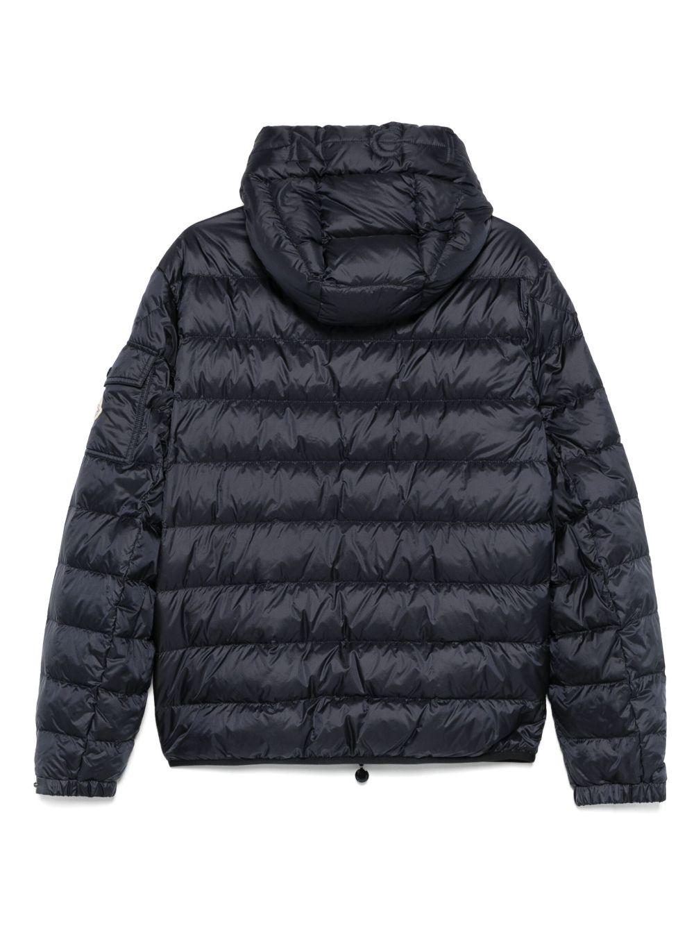 MONCLER Piumino 'Najan' blu con cappuccio