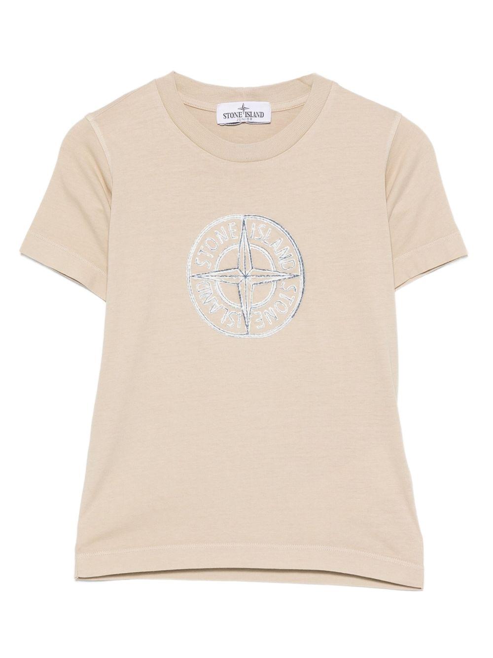 STONE ISLAND T-shirt in cotone con stampa