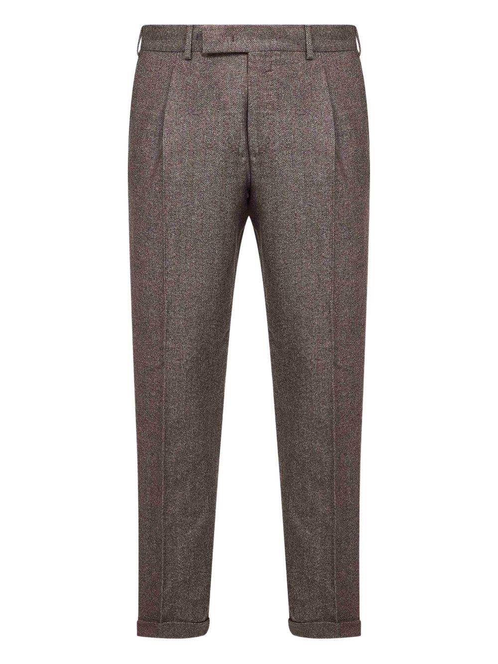 PT TORINO Pantaloni casual marrone chiaro