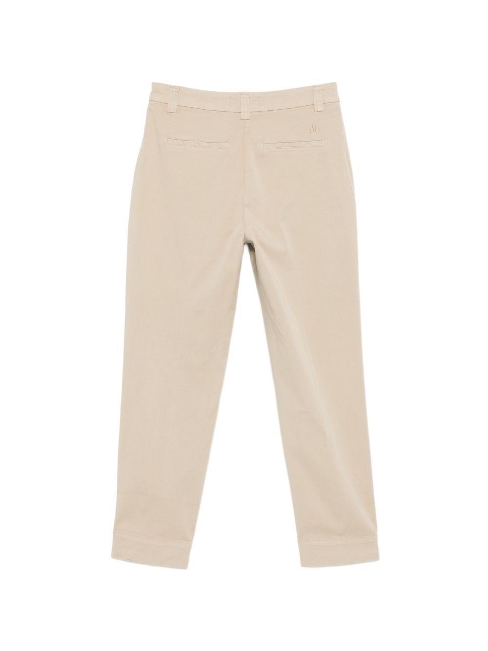 PEUTEREY Pantaloni New Yrekland in cotone elasticizzato beige