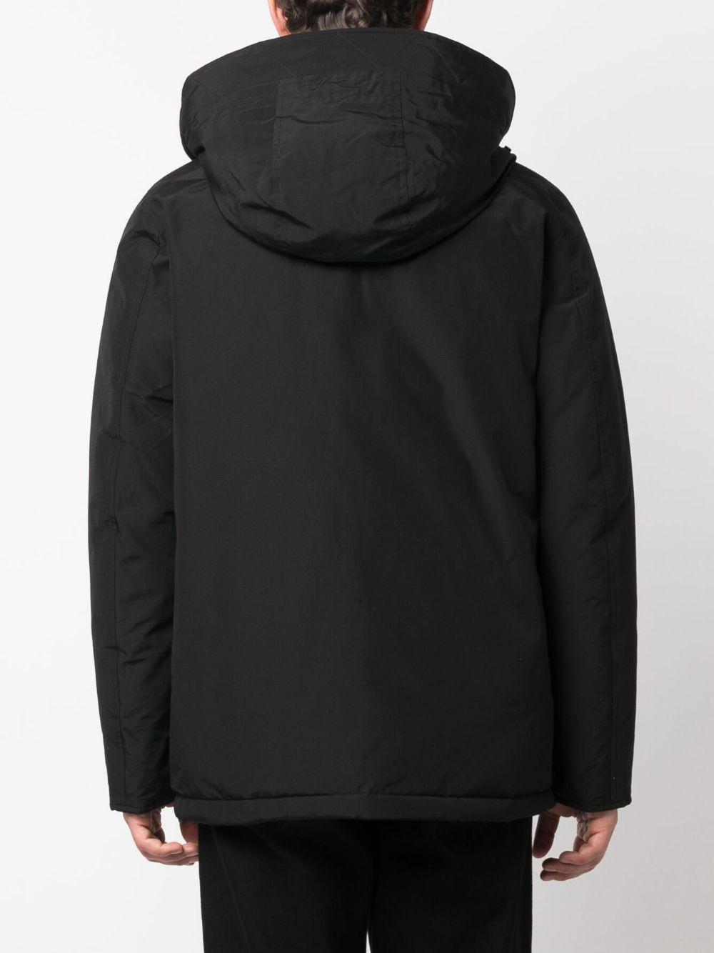 WOOLRICH Parka nero con cappuccio