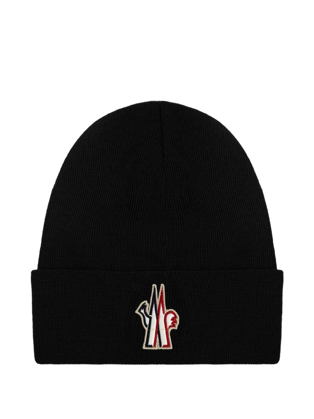 MONCLER GRENOBLE Berretto in lana nero