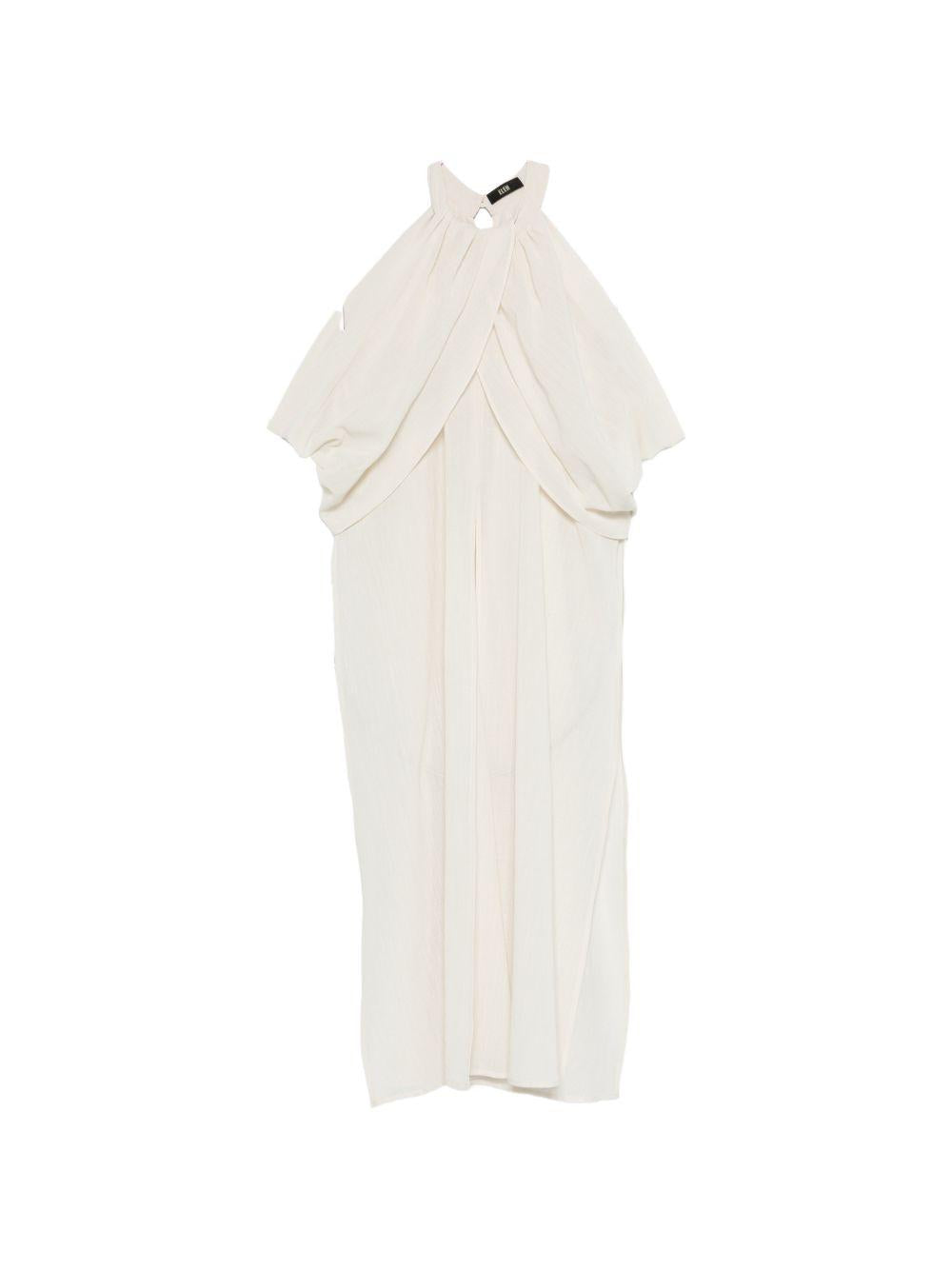 ELEH Top panna con volant