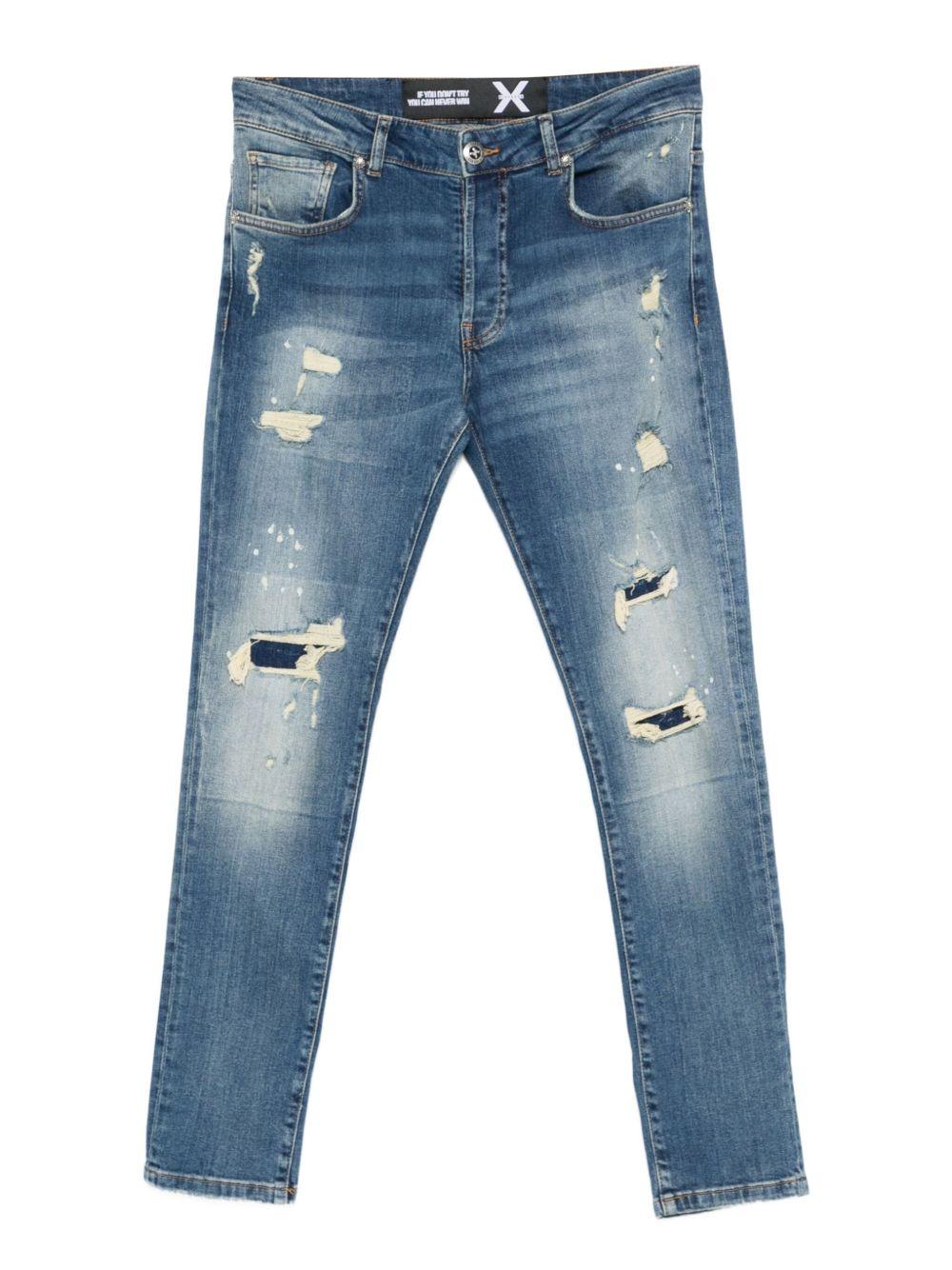 JOHN RICHMOND Jeans lunghi con strappi