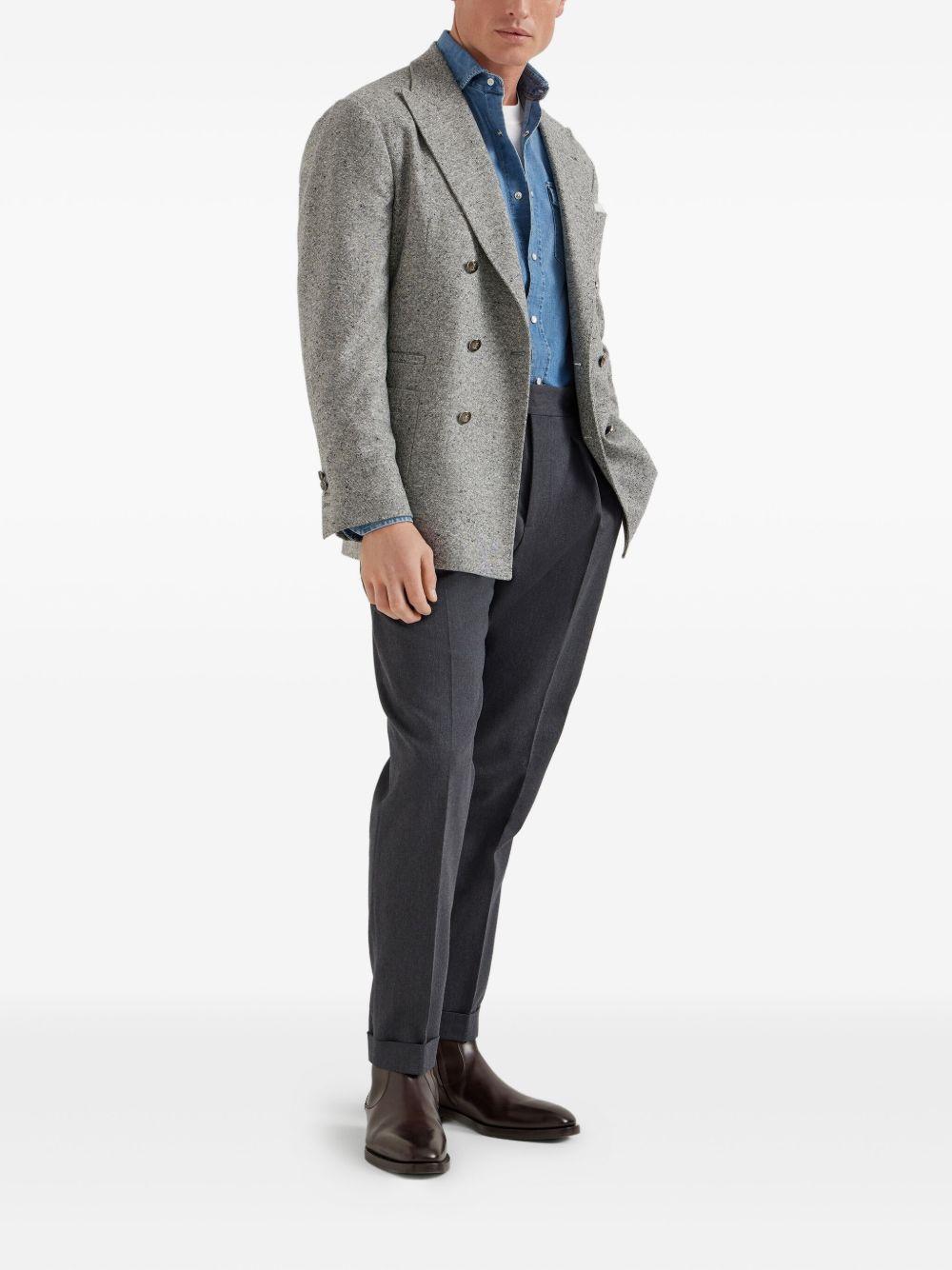 BRUNELLO CUCINELLI T-shirt girocollo in jersey di cotone con logo