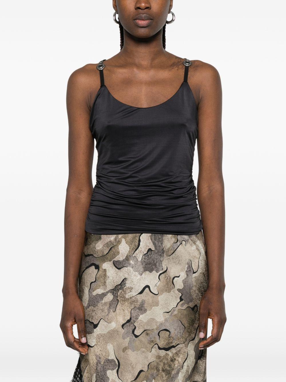 PINKO Top canotta Barletta nero