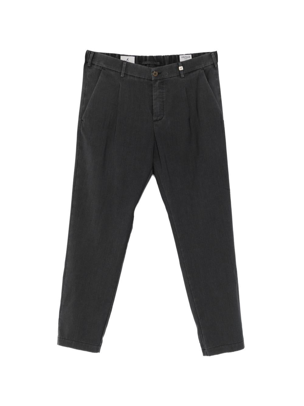 MYTHS Pantaloni neri in lana vergine