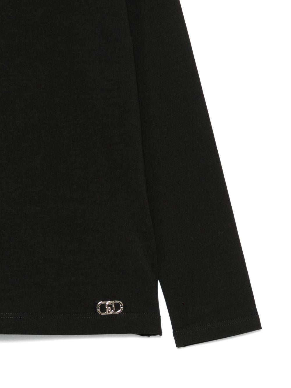 LIUJO Pack da 2 maglia collo alto nero