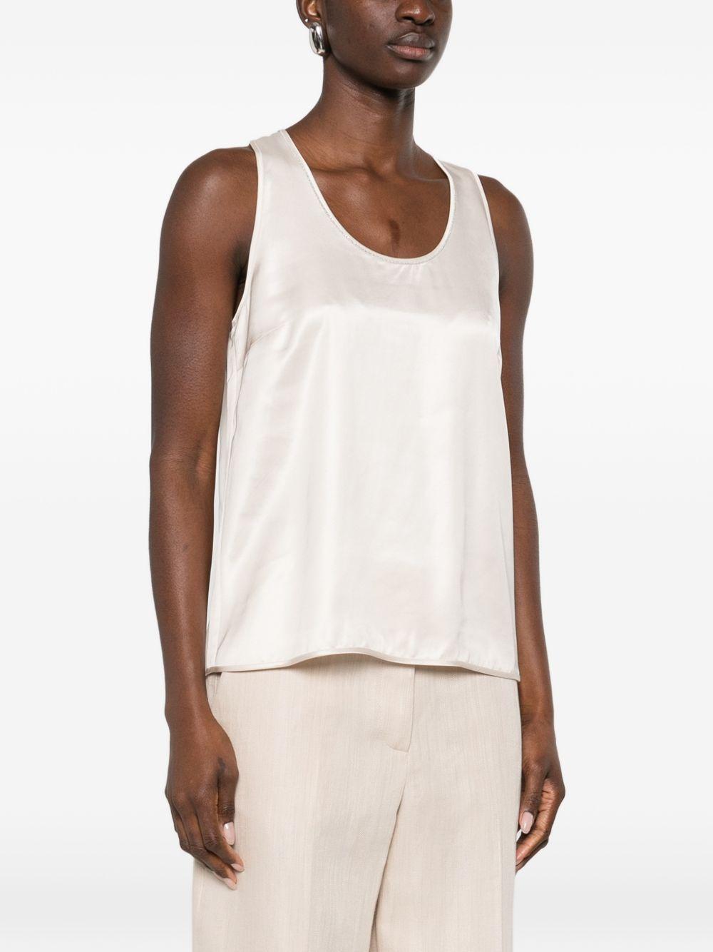 PESERICO Top a canotta in satin