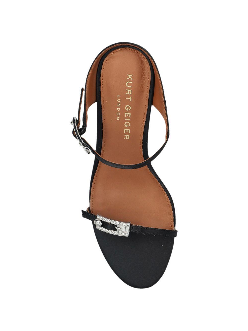 KURT GEIGER Sandali con tacco Strass Double Buckle
