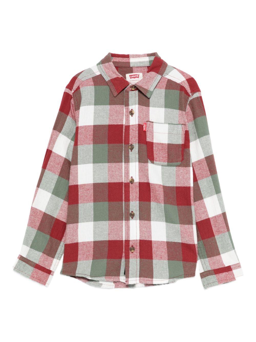 LEVIS Camicia a quadri in cotone