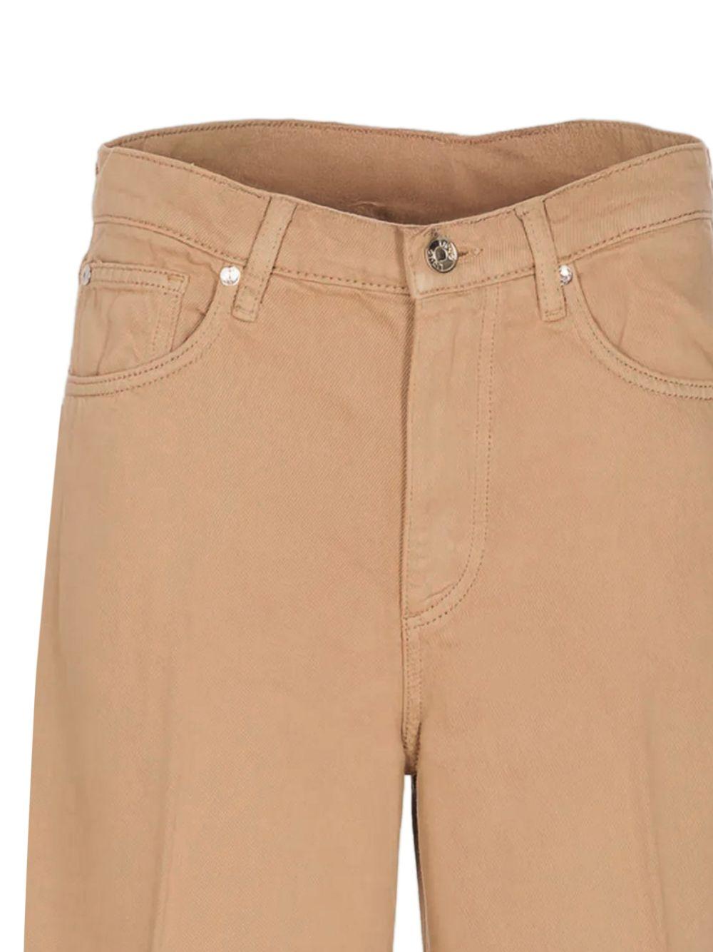 LIUJO Jeans color pesca con gamba svasata