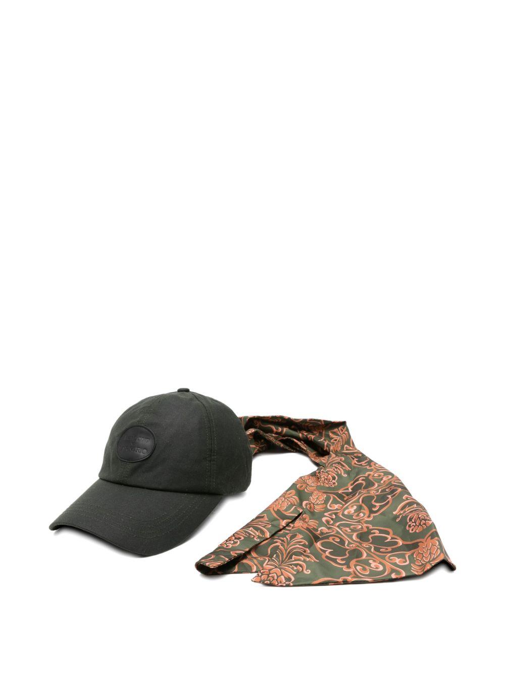 BARBOUR Cappello da baseball con foulard