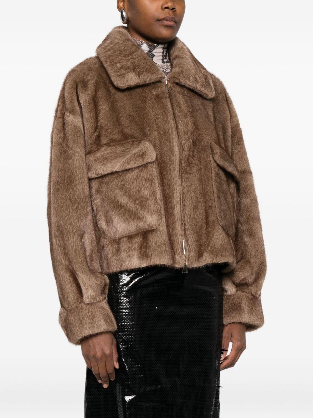 BETTA CORRADI Bomber in ecopelliccia