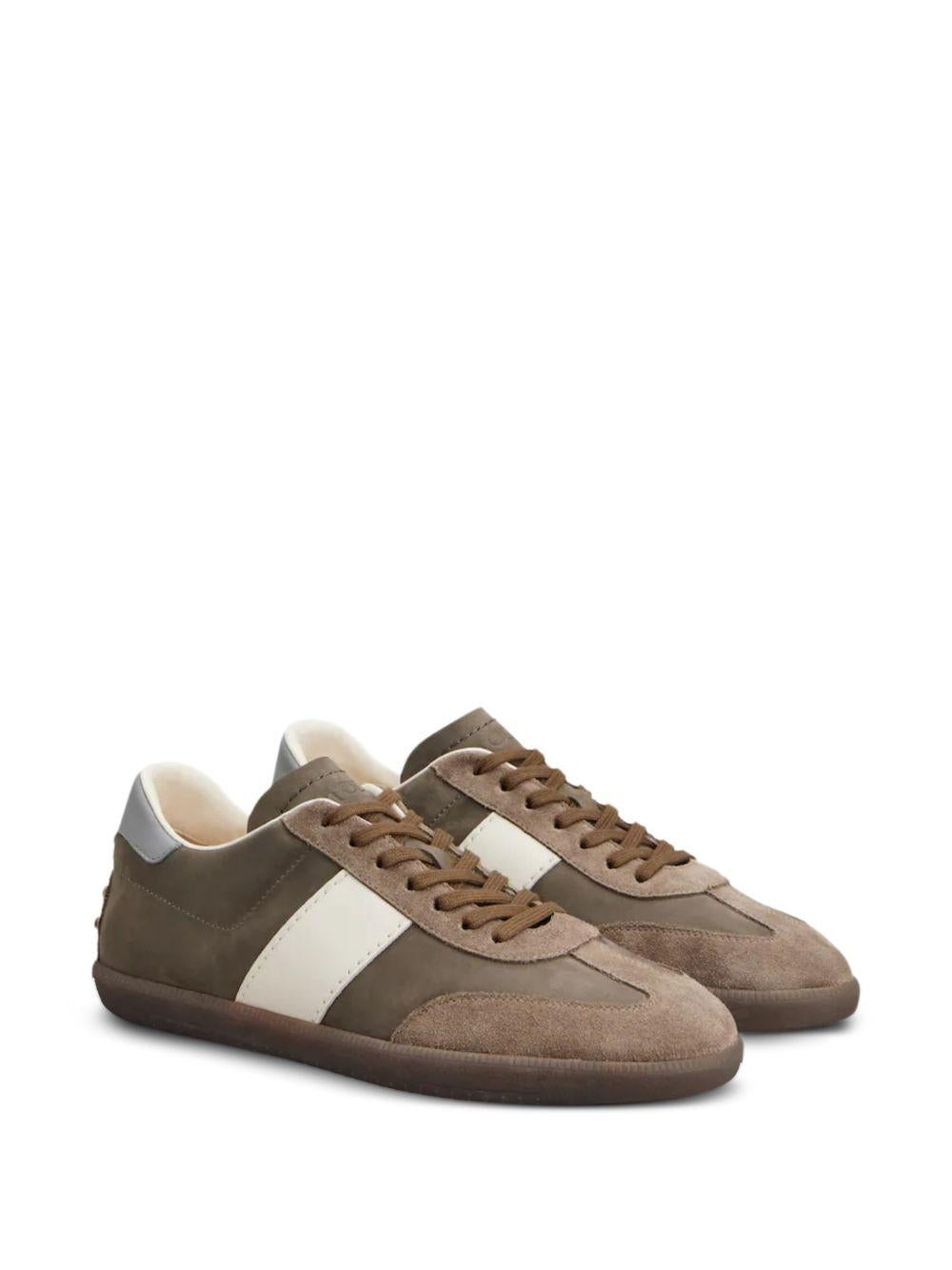 TODS Sneakers Tabs marroni con inserti