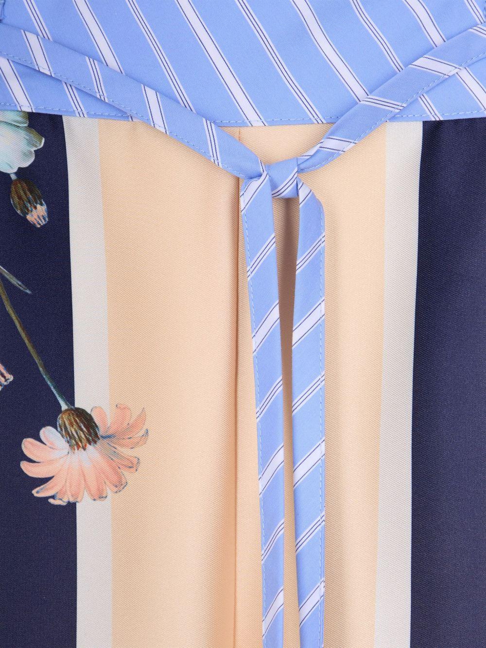 LIUJO Pantaloni con stampa grafica floreale