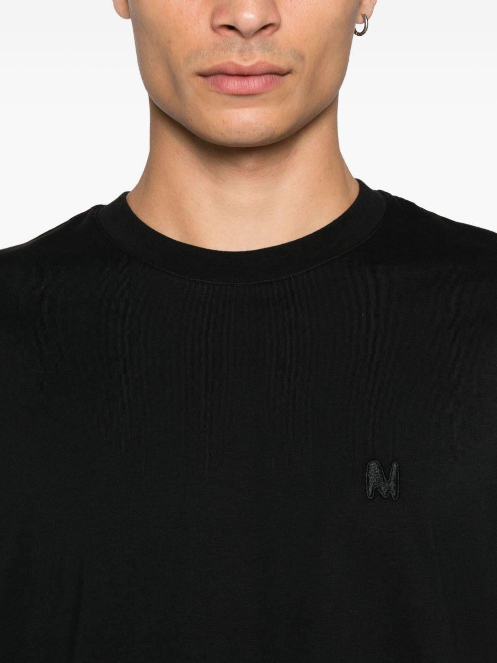 MSGM T-shirt in cotone nero