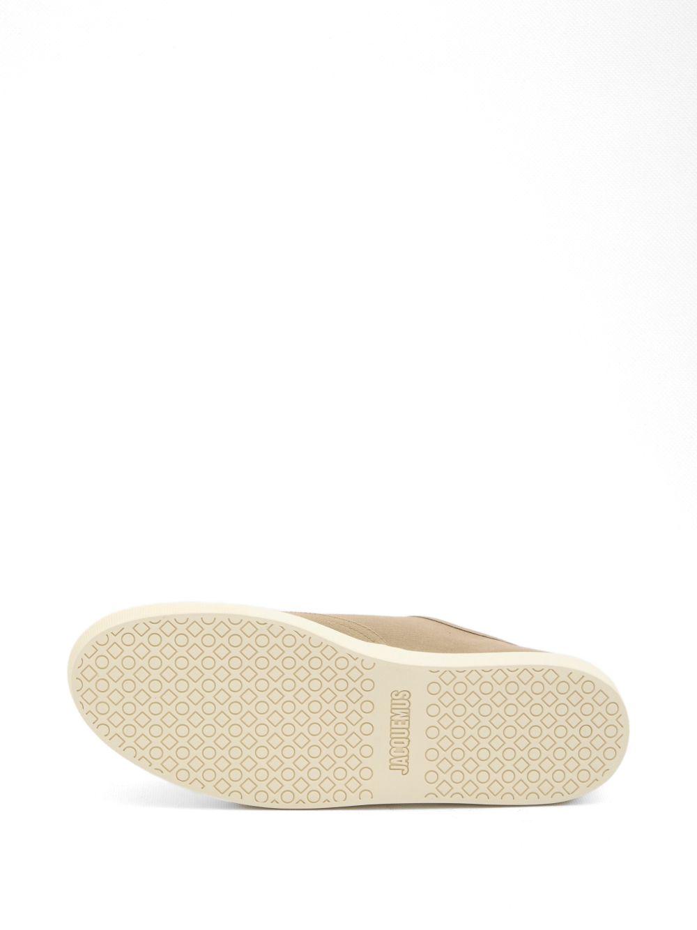JACQUEMUS Skate sneakers in cotone color kaki