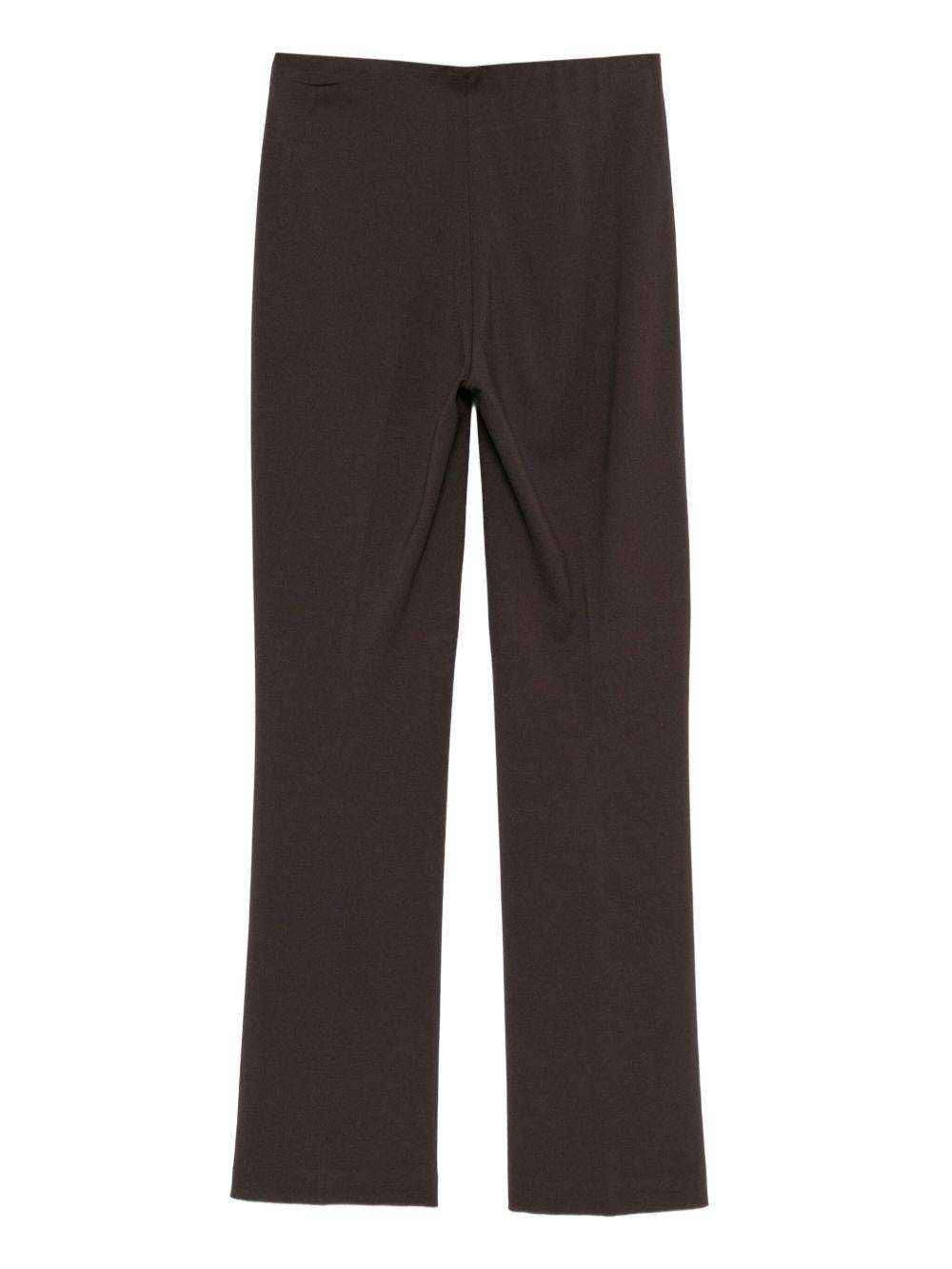 SEVENTY Pantaloni marroni con vita elasticizzata