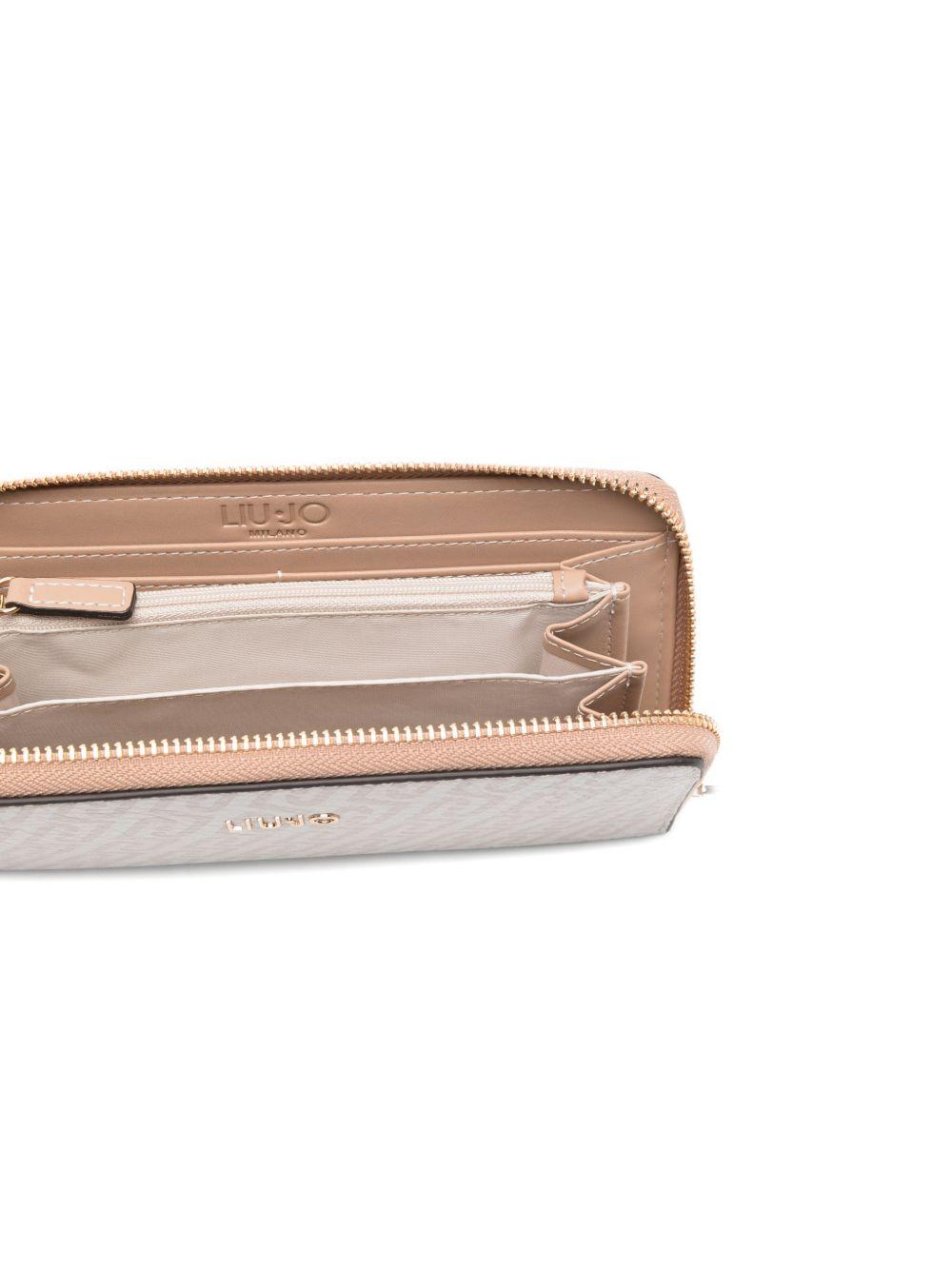 LIUJO Portafoglio grande monogram in pelle