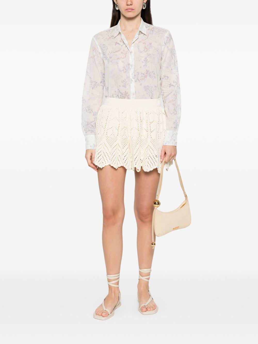 FORTE FORTE Camicia in cotone fantasia