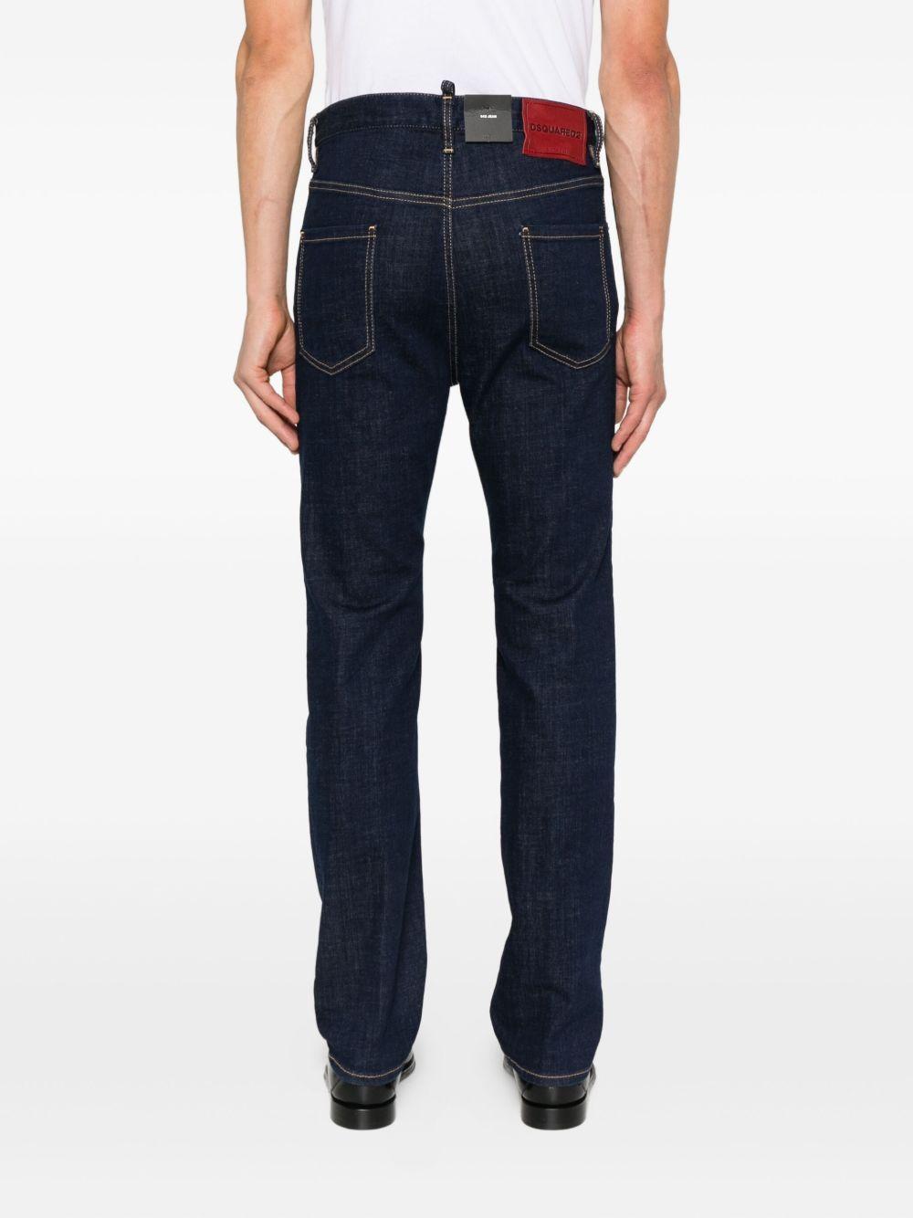 DSQUARED2 Jeans straight blu navy