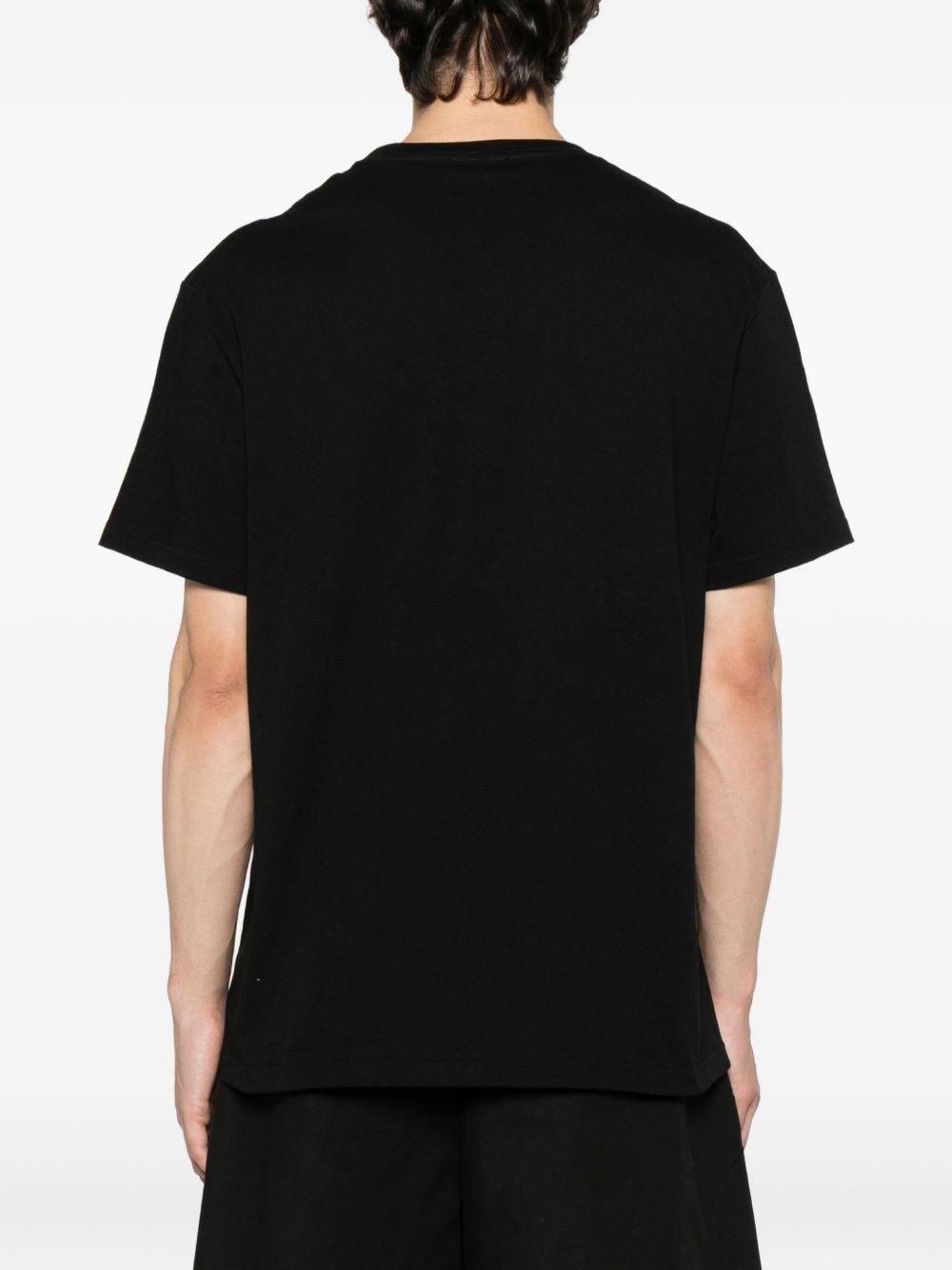 ALEXANDER McQUEEN T-shirt nera con stampa
