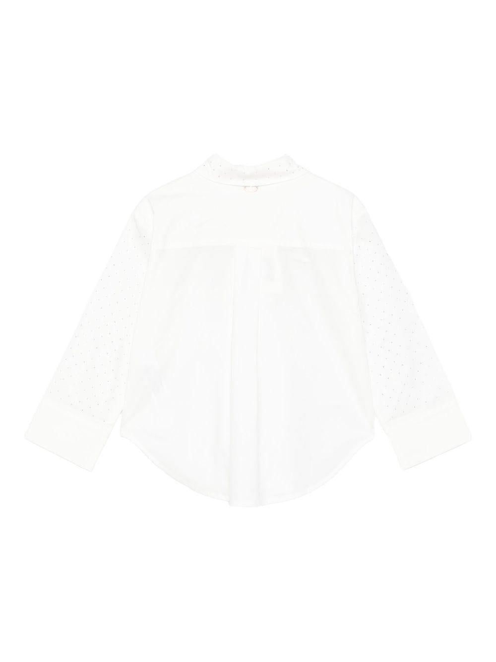TWINSET Camicia in cotone bianco