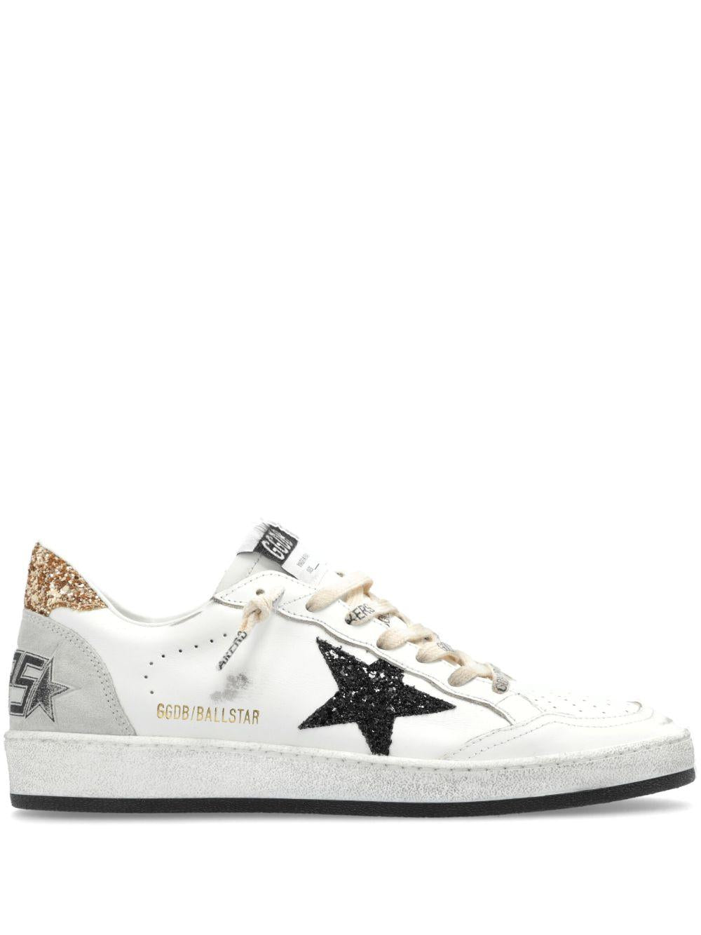 GOLDEN GOOSE Sneakers 'Ball Star' con tallone glitterato