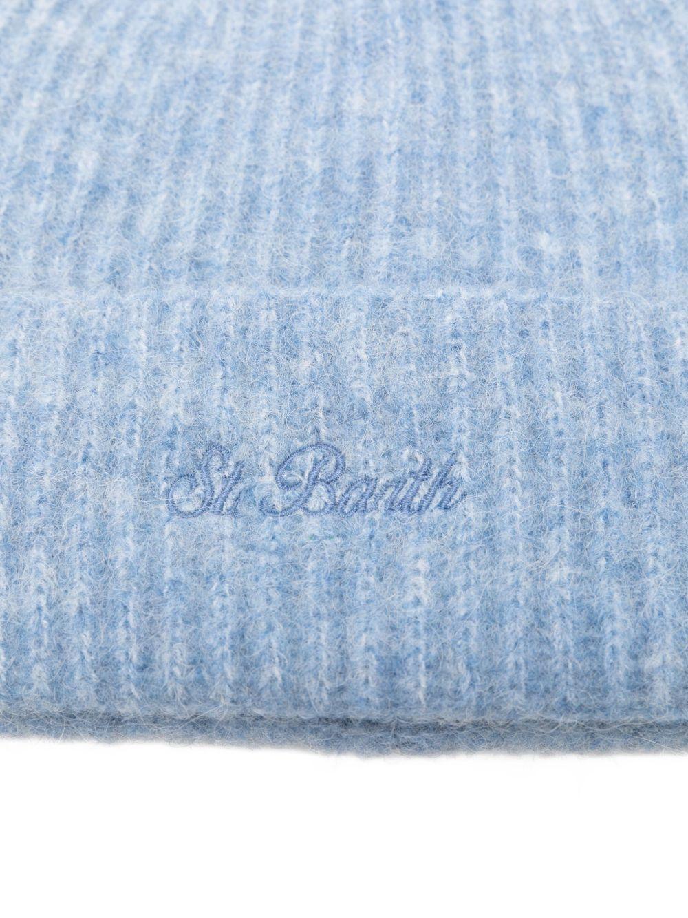 MC2 SAINT BARTH Berretto azzurro 'Moss Alpaca'