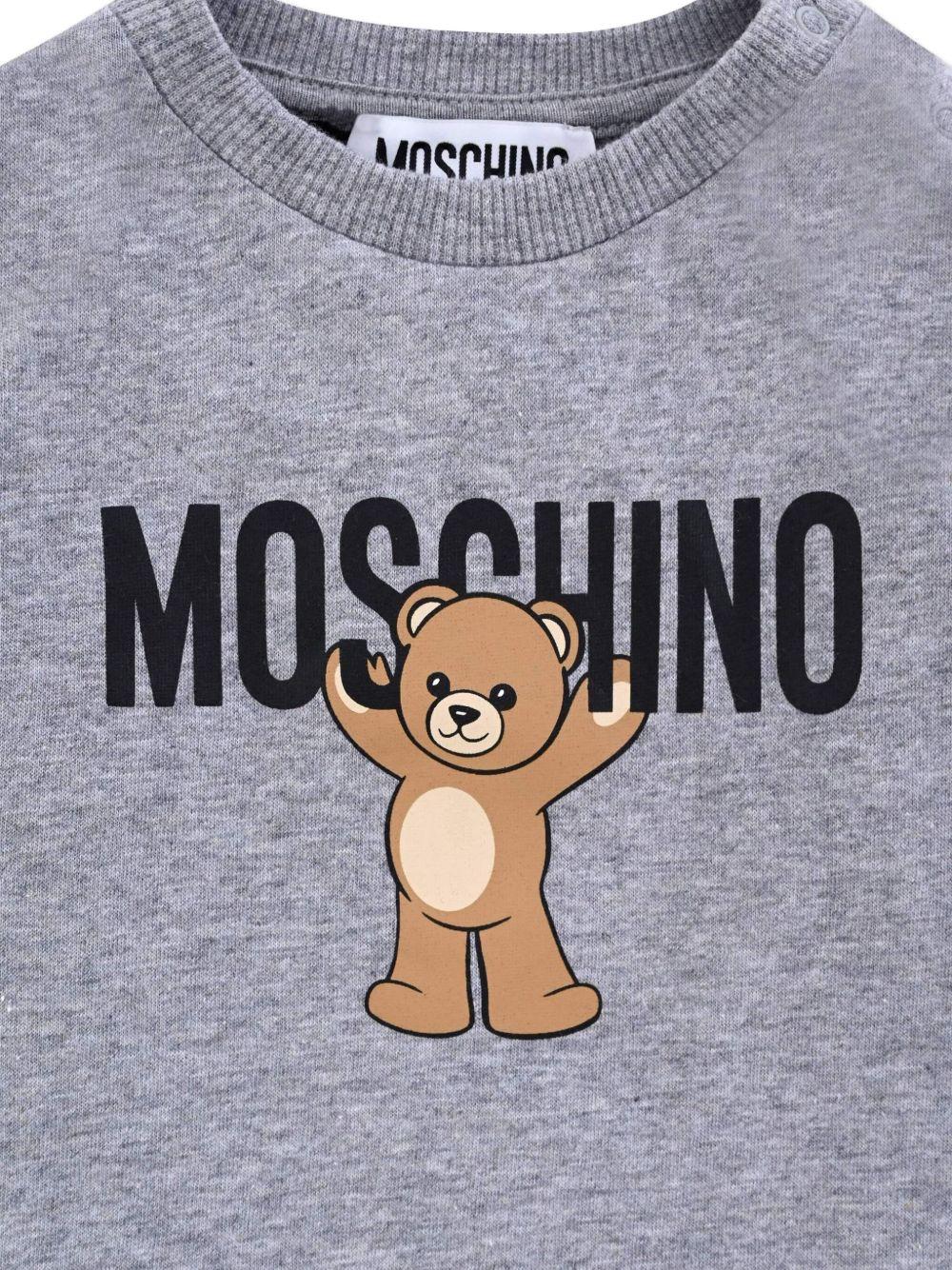 MOSCHINO T-shirt a maniche lunghe con stampa