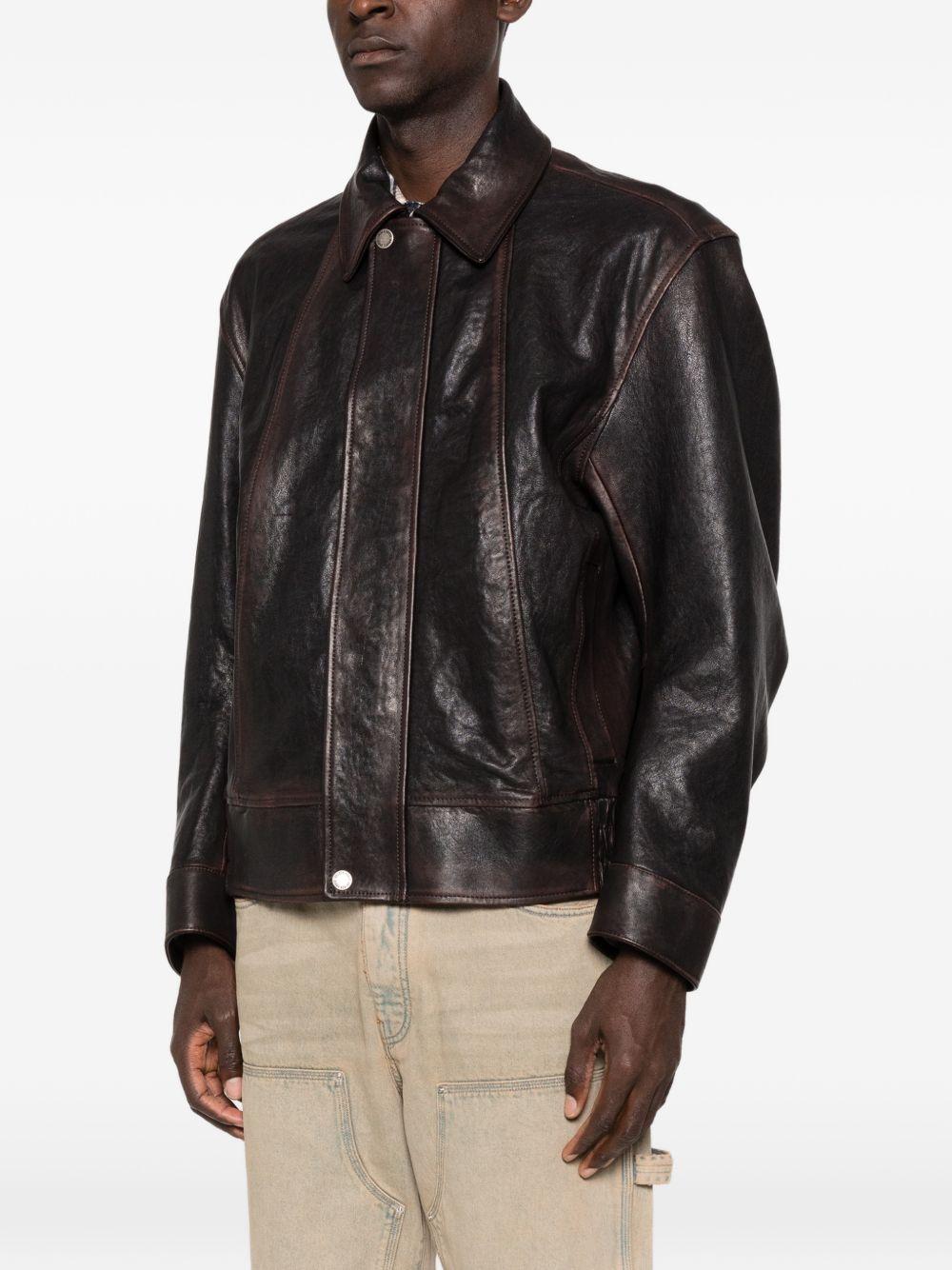 GOLDEN GOOSE Giacca in pelle