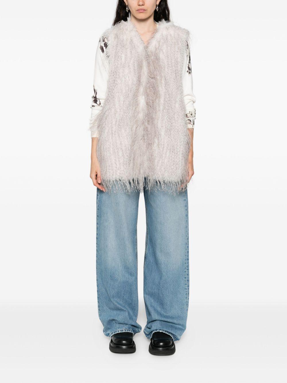 BLUGIRL Gilet in ecopelliccia