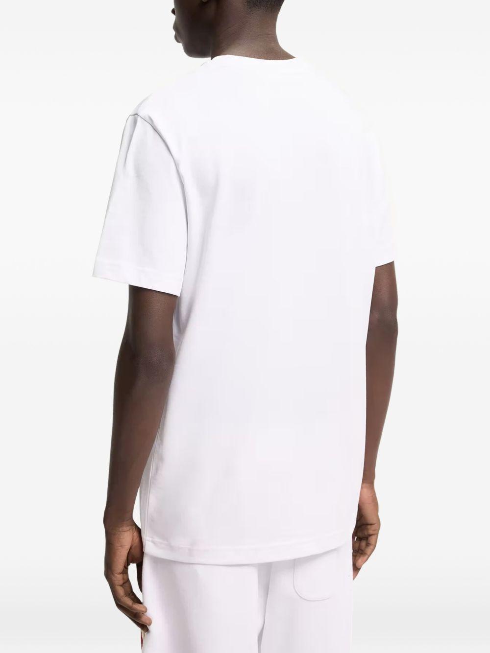 MONCLER T-shirt in jersey di cotone con patch logo