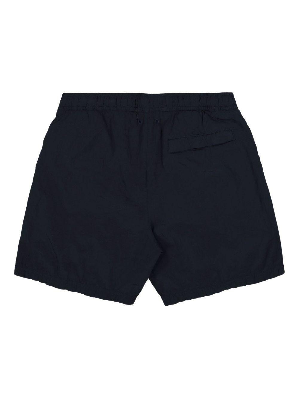 STONE ISLAND Costume mare blu con patch logo